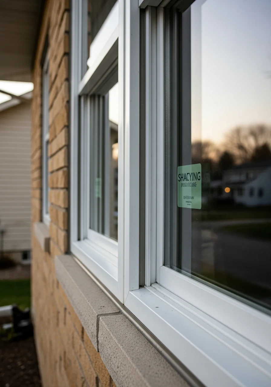 Close-up of professional workmanship on a Green Bay-area home exterior, showing attention to detail and quality finish.