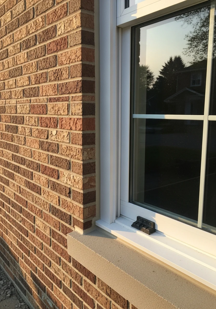 Detailed view of quality workmanship on a Sheboygan-area home exterior, showing professional execution and attention to detail.
